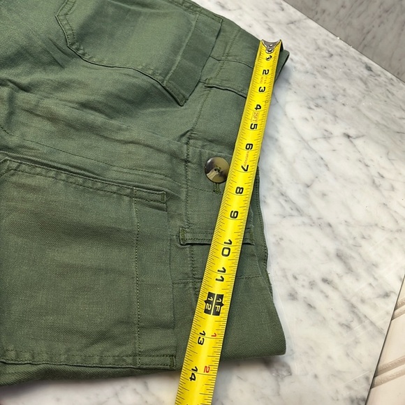 Anthropologie The Colette Cropped Wide Leg Pant: Linen Edition Size 28 NWT - Picture 7 of 15